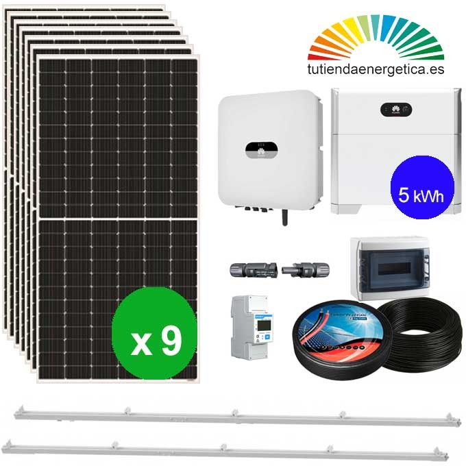 Kit Solar Autoconsumo 4000W con Baterías 5kWh