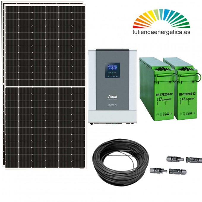 Kit fotovoltaico aislada 550Wp ampliable