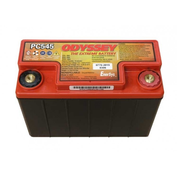 Bateria Odyssey AGM Monoblock PC545 12V 13Ah