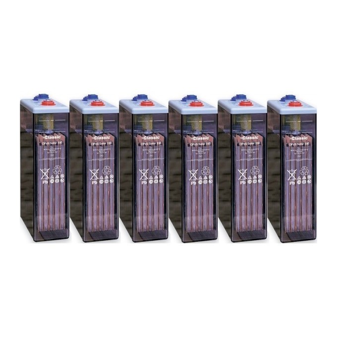 Batería Estacionaria Plomo Ácido Exide Classic Solar OPzS 245 2V 245Ah (C120)