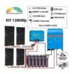 Kit solar para vivienda aislada de uso diario 1280Wp