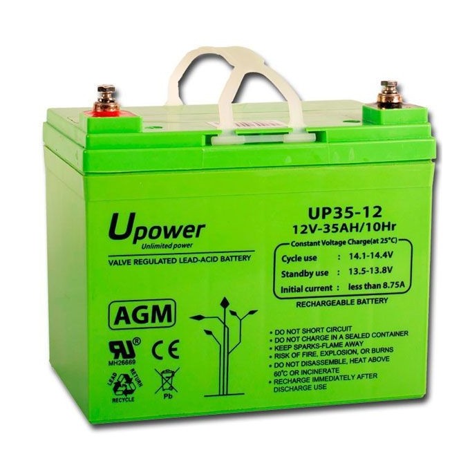 Batería AGM U-Power UP35 12V 35ah