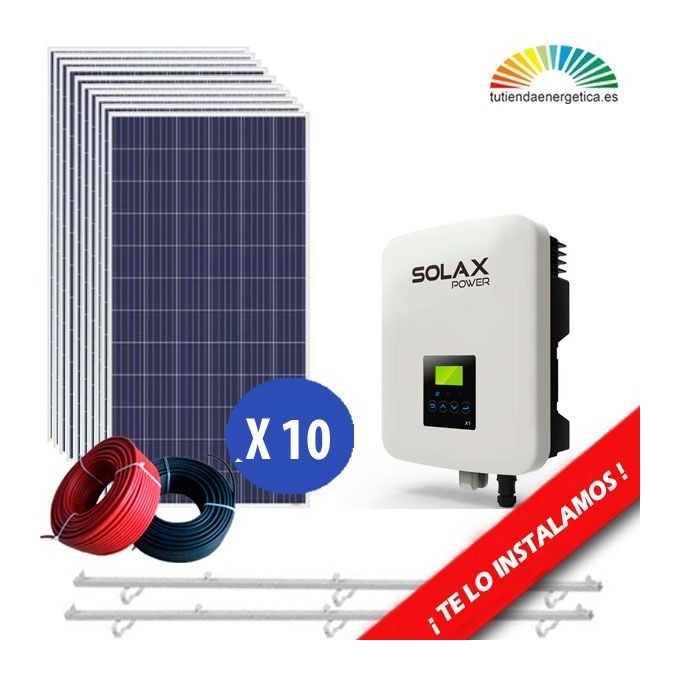 Kit Placa Solar Autoconsumo 3,4 kW